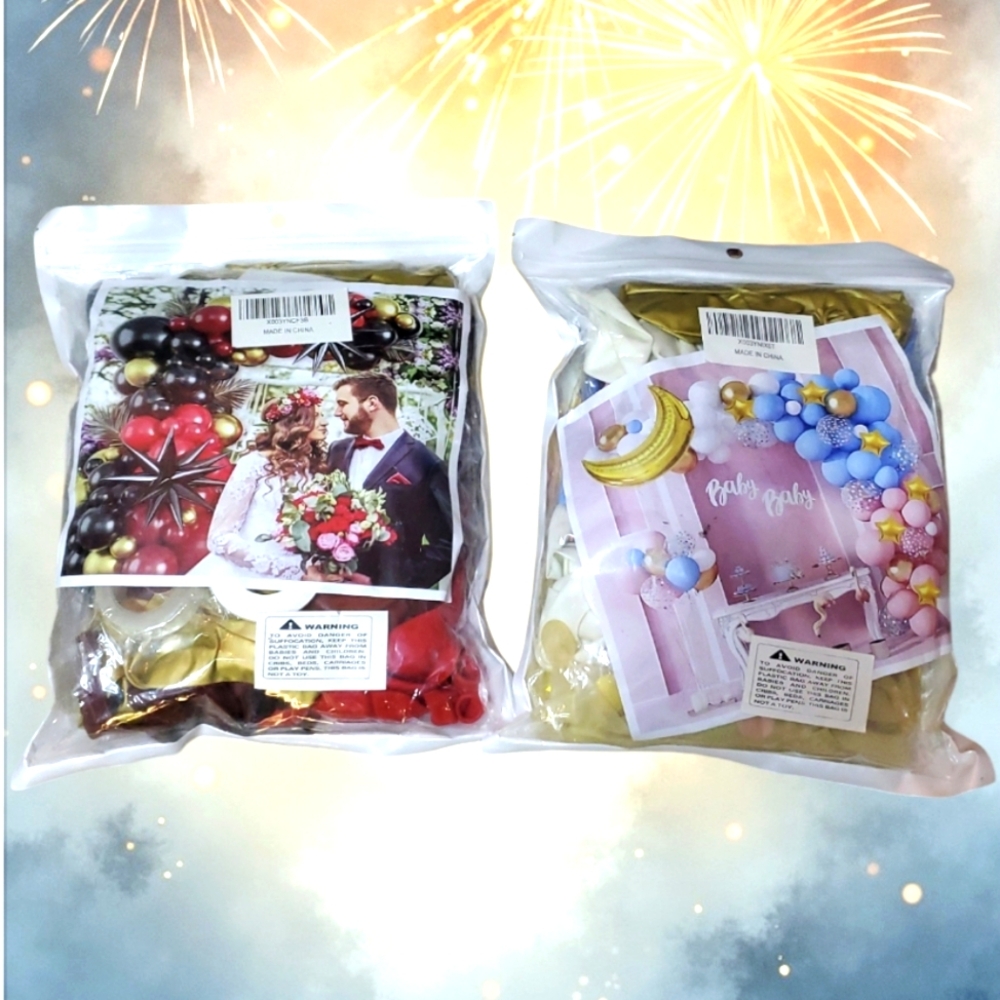 Brand New Airballoons Garland Wedding and Baby Party. 2 Packages.